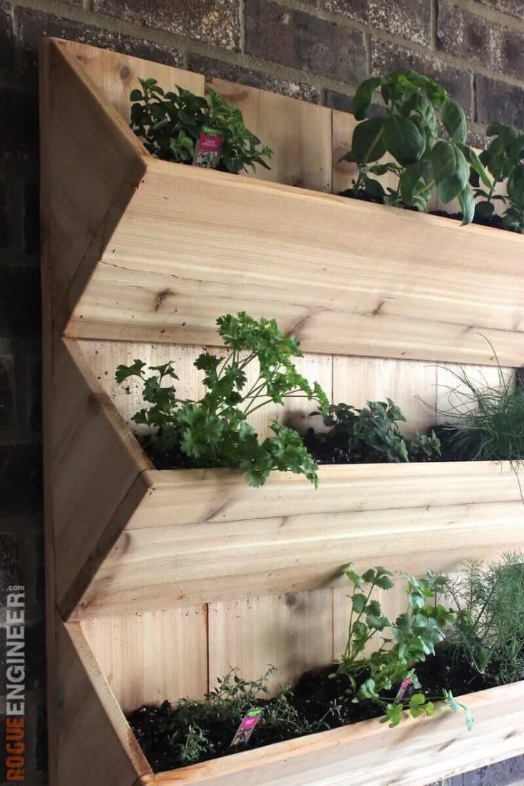 Image for Cedar Wall Planter