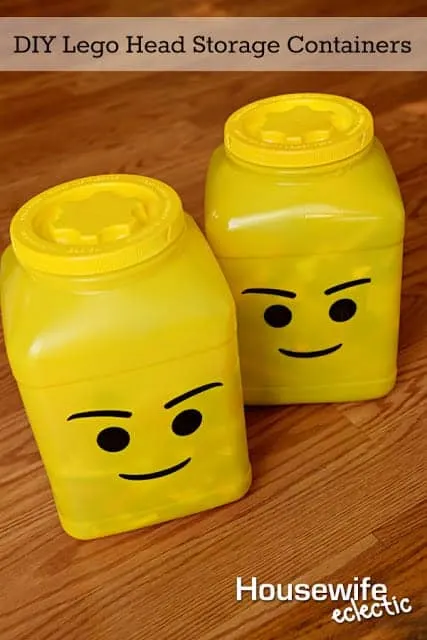 Image for DIY Lego Head Storage Containers