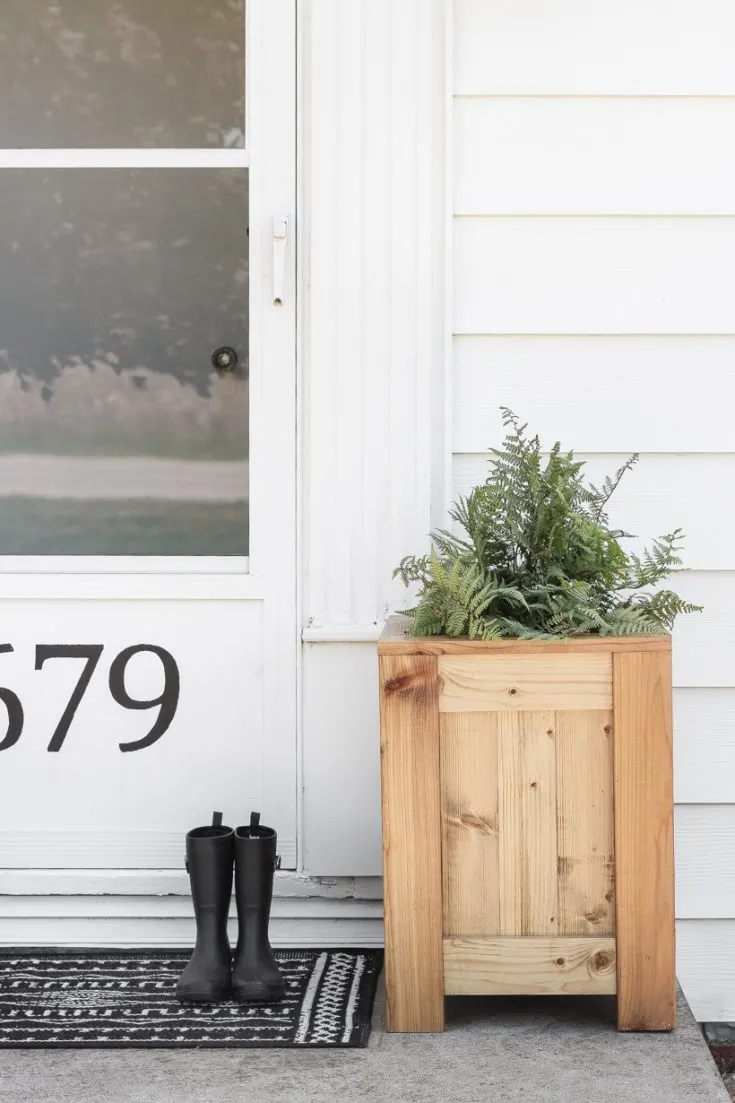 Image for Tall Outdoor Cedar Planter