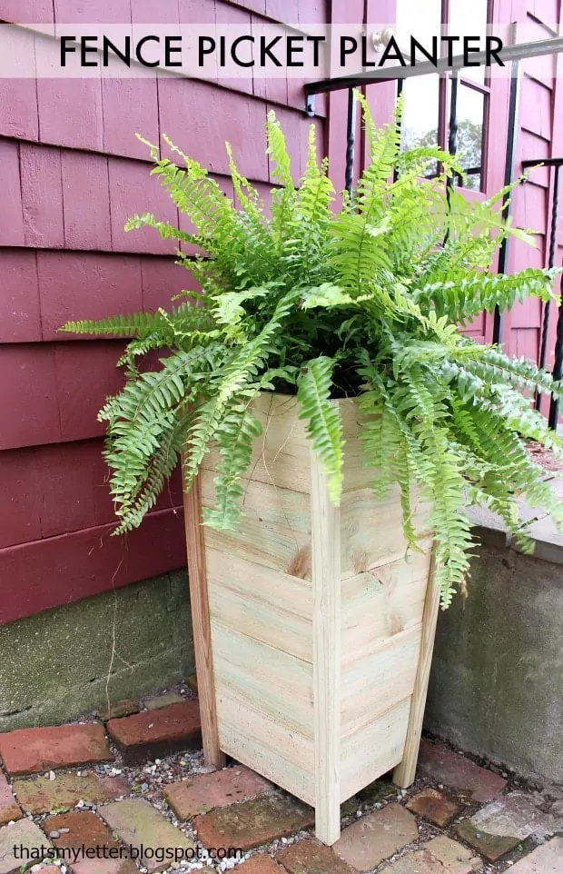 Image for Tall Fence Picket Planter
