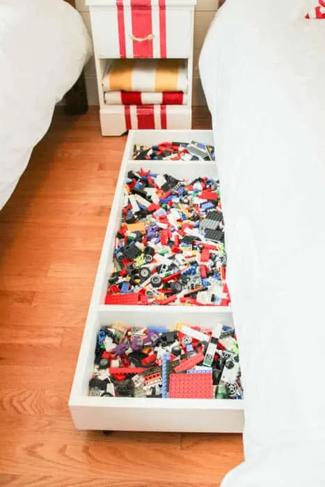 Lego tray under bed