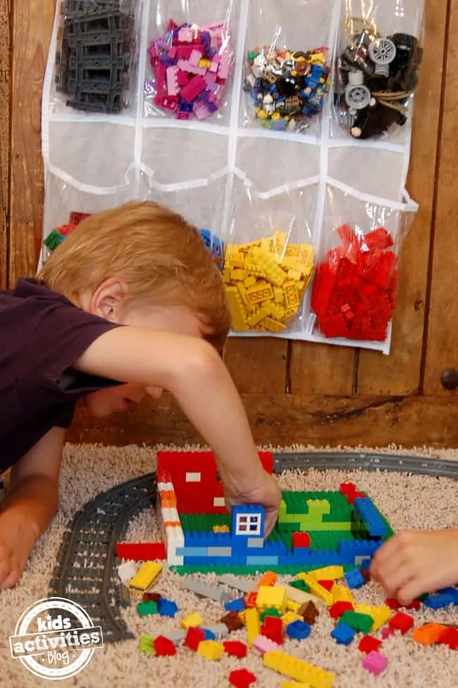 Image for Hanging Shoe Organizer Lego Storage