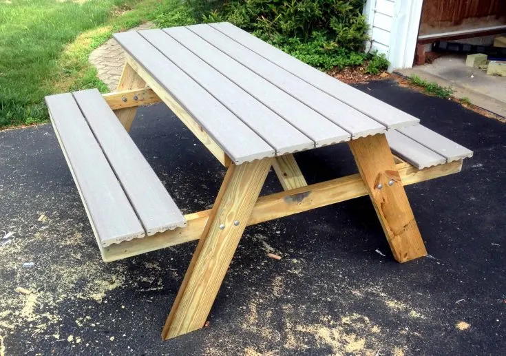 Image for Picnic Table with Composite Decking
