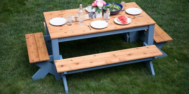 Image for Picnic Table with Surrounding Benches