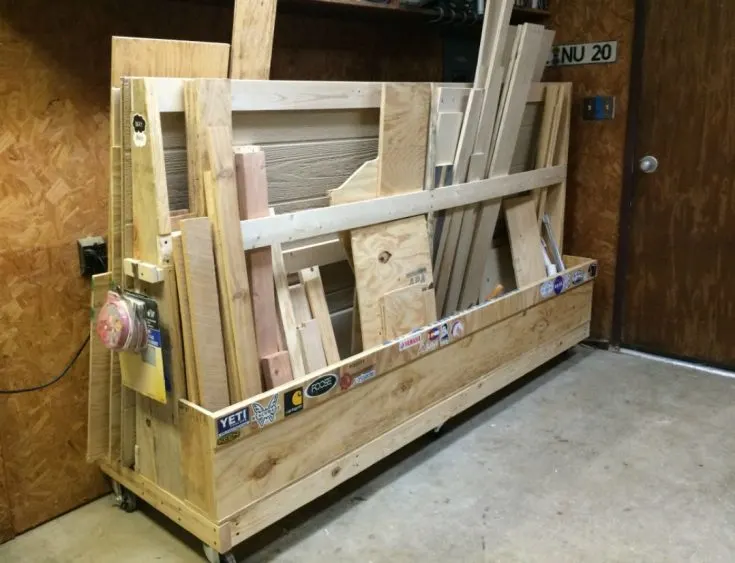 Image for DIY Rolling Lumber Rack