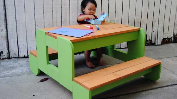 Image for How To Build a Kid’s Picnic Table