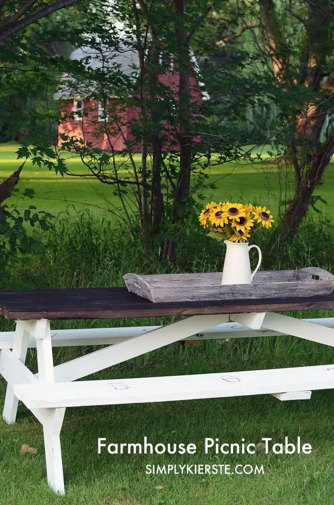 Image for Farmhouse Style Picnic Table