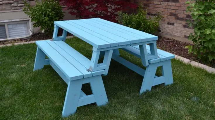 Image for Convertible Picnic Table and Bench