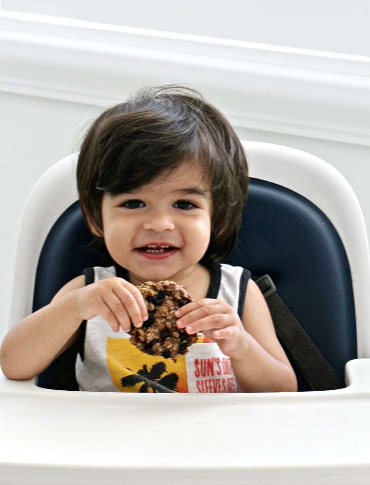 boy eating cookies