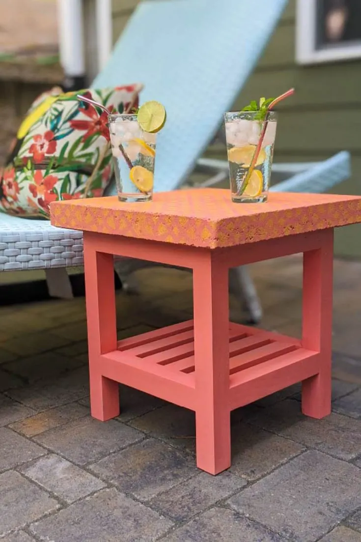 Image for Simple DIY Outdoor Side Table