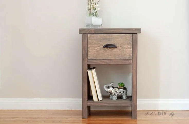 Image for DIY Nightstand with Hidden Compartment