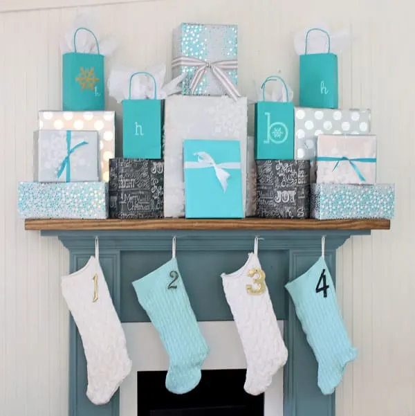 Image for Blue Christmas Mantle