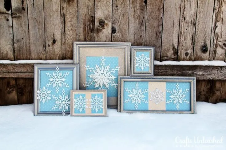 Image for Framed Snowflake Art