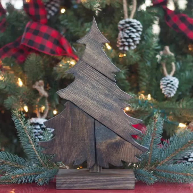 Image for Patchwork Wood Christmas Tree 