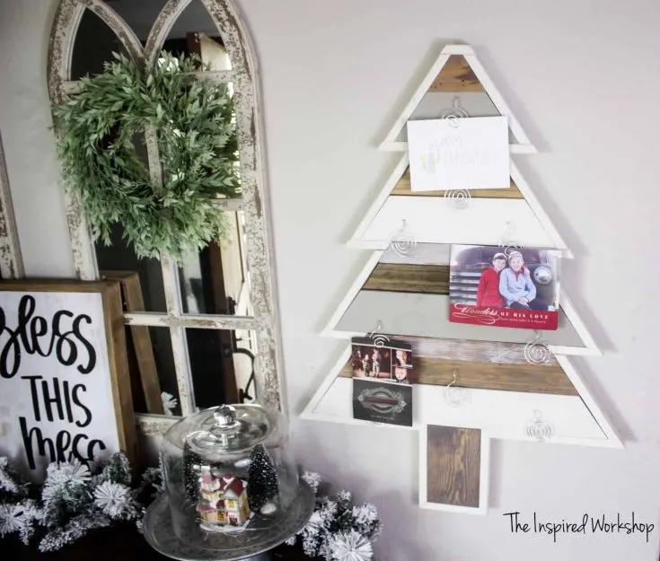 Image for DIY Christmas Tree Card Holder