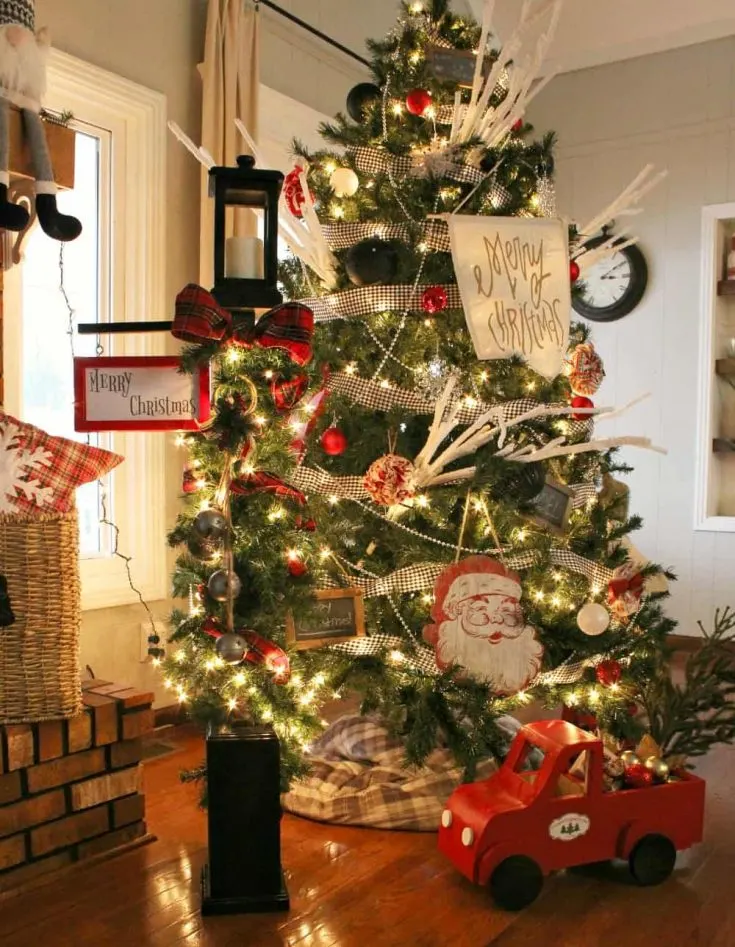 Image for DIY Christmas Lantern Post