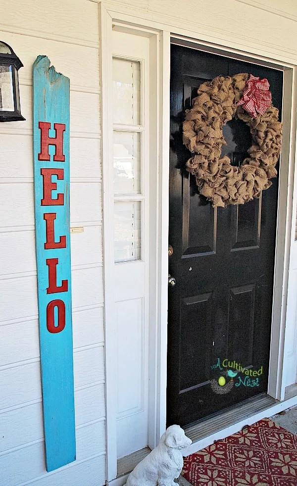 Image for DIY Reclaimed Wood Hello Sign