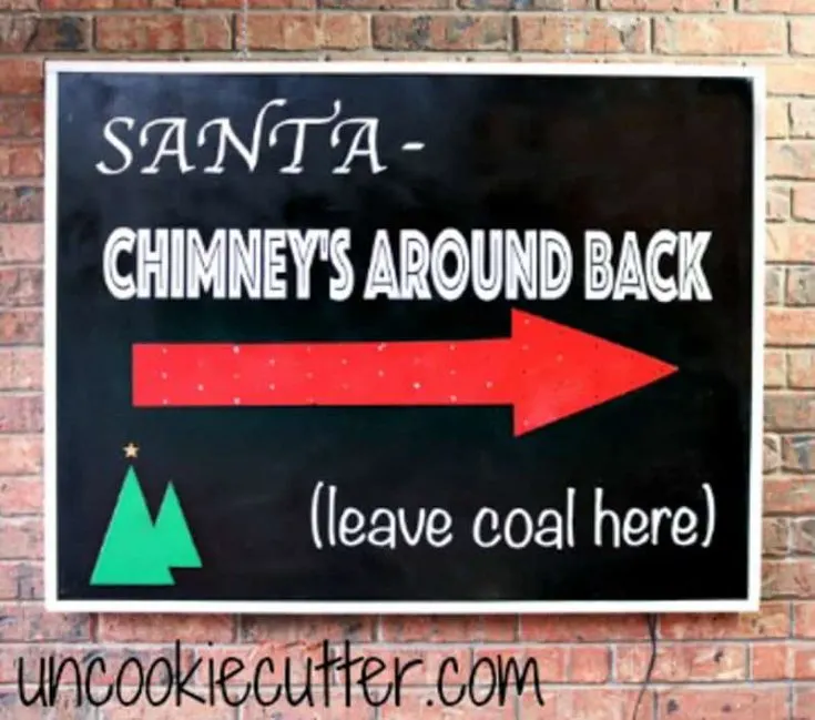Image for Wooden Santa Sign