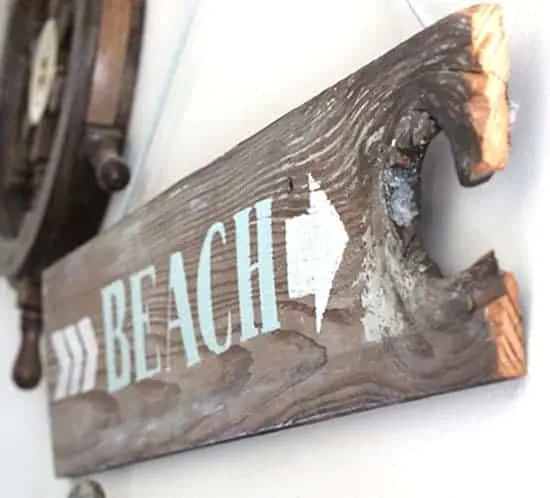 Image for DIY Wood Beach Sign