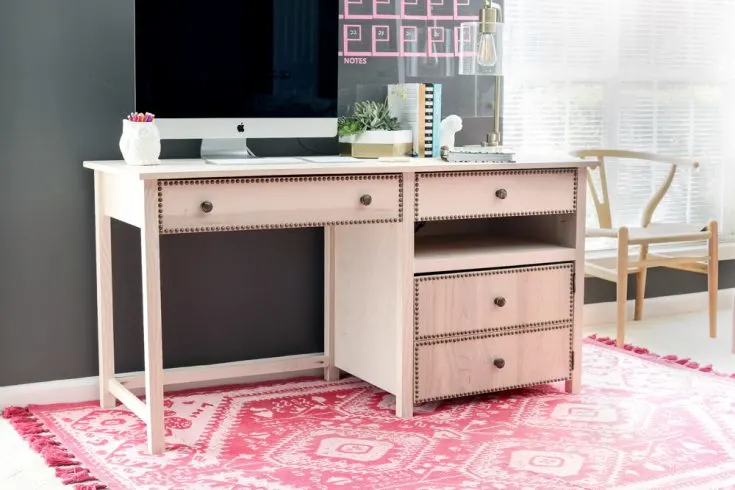 Image for DIY Desk with Printer Cabinet