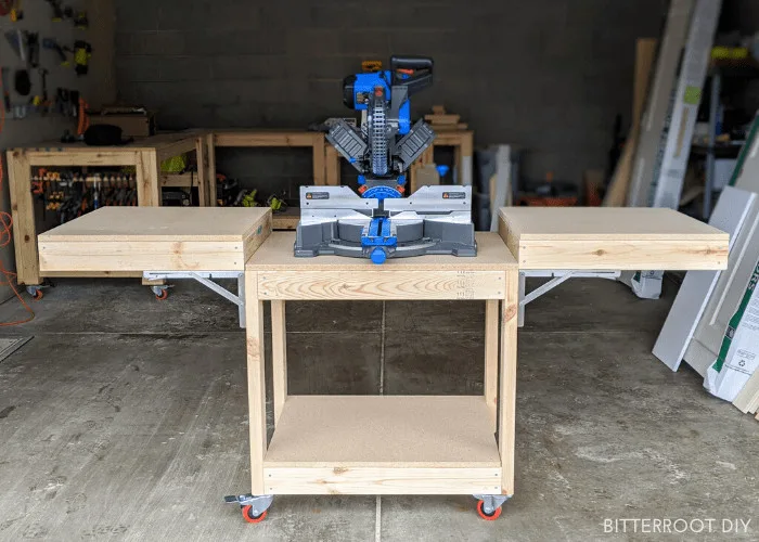 Image for DIY Mobile Miter Saw Stand 