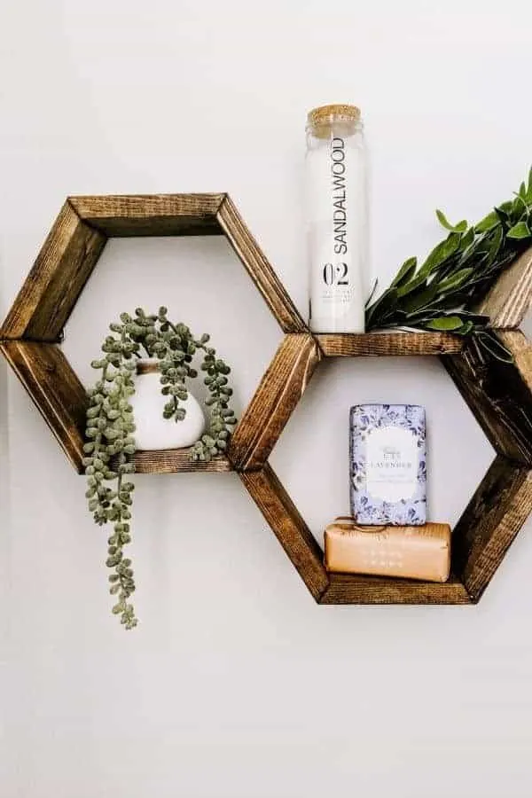 hexagon shaped one board hexagon shaped shelves