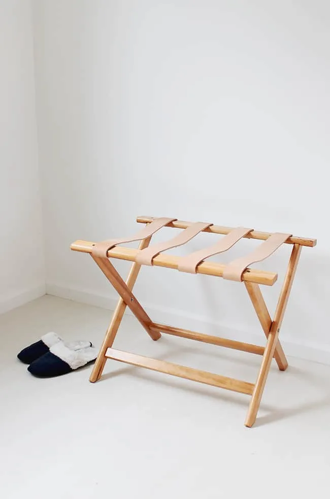 Image for Leather Luggage Rack