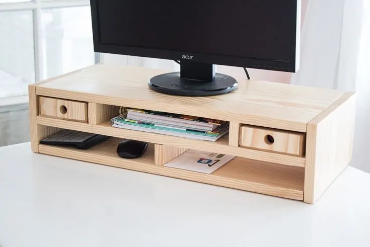 Image for Monitor Riser Desk Organizer