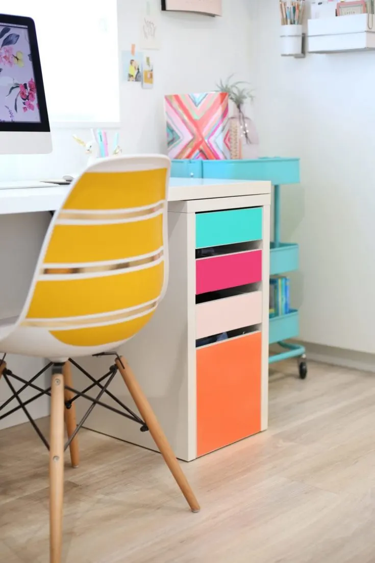 Image for DIY No-Paint Colorful Drawers