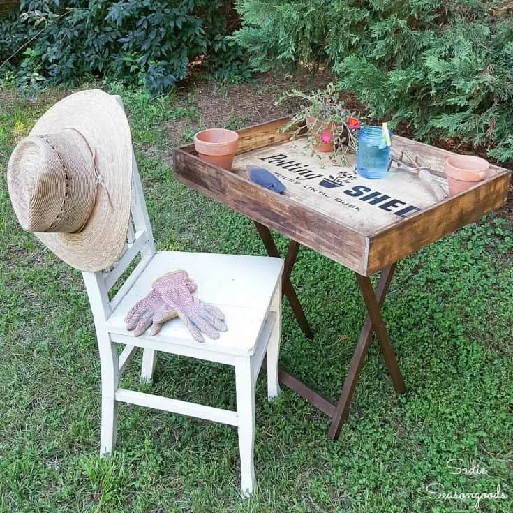Image for Wooden Potting Tray