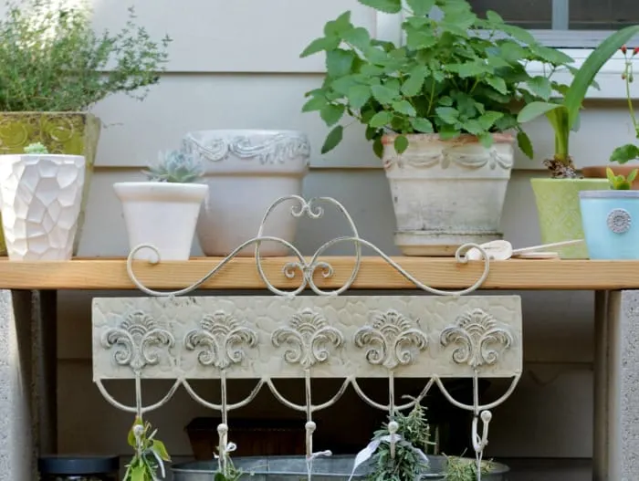 Image for Cinder Block Potting Table