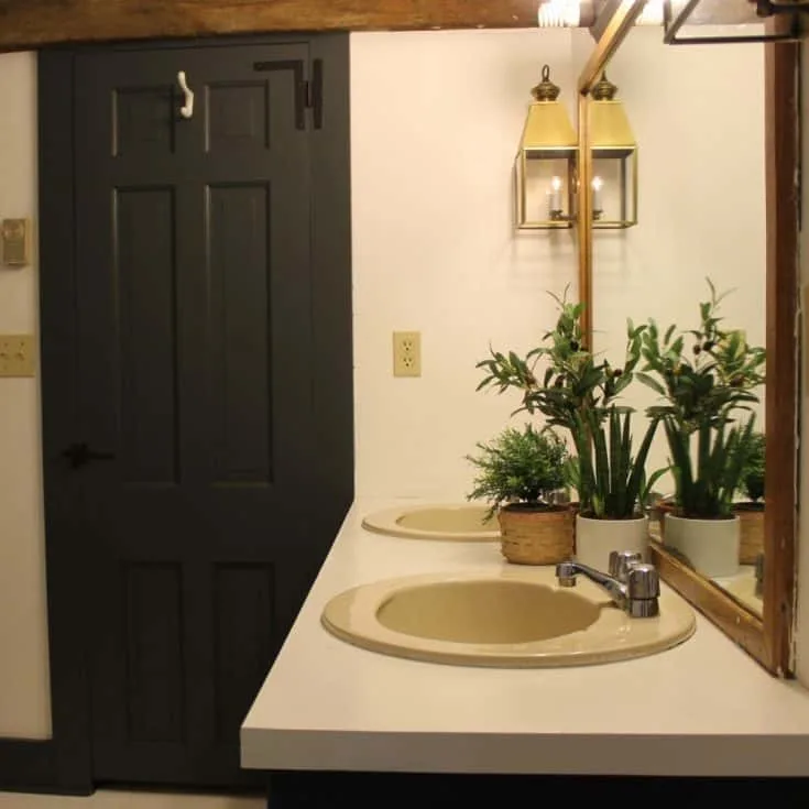 chalk paint DIY countertop