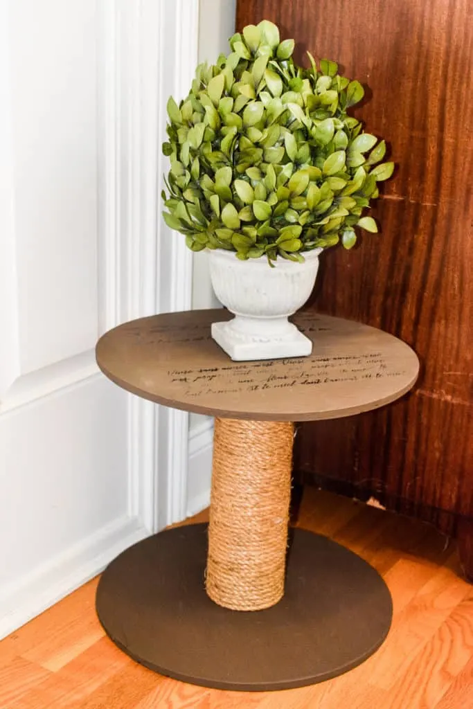 Image for Rope Spool Plant Stand