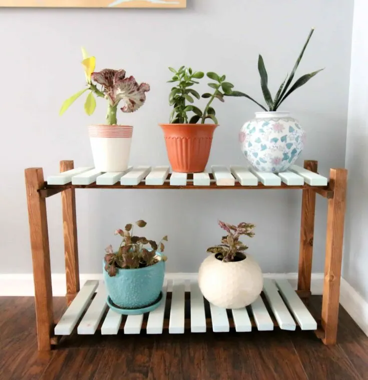 Image for Slatted Plant Stand