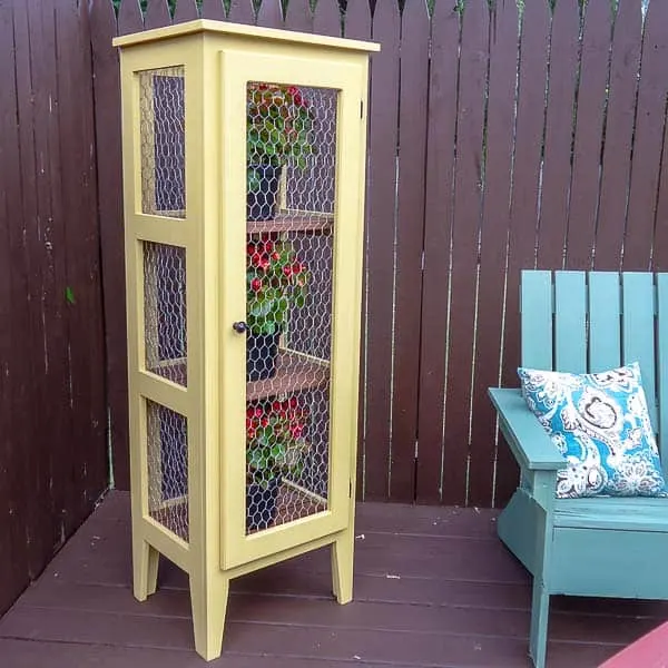 Image for  Outdoor Plant Stand with Screen