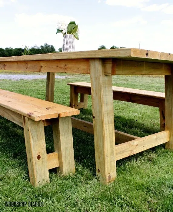 Image for Trestle Table and Bench Set