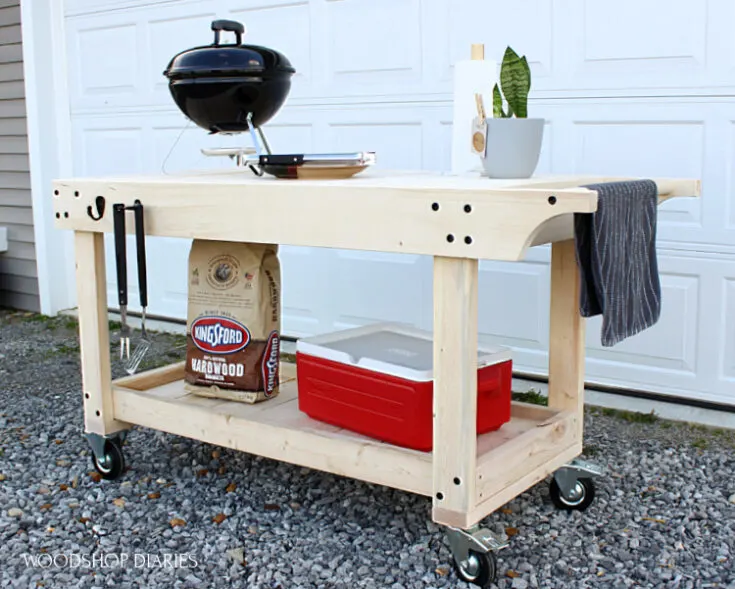 Image for DIY Grill Cart & BBQ Prep Table 