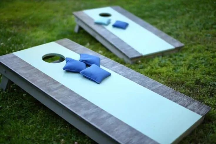 Image for Striped Cornhole Boards