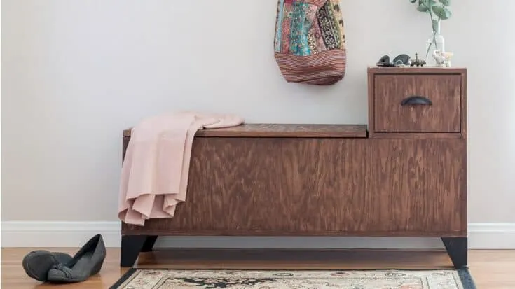 Image for DIY Entryway Bench With Storage