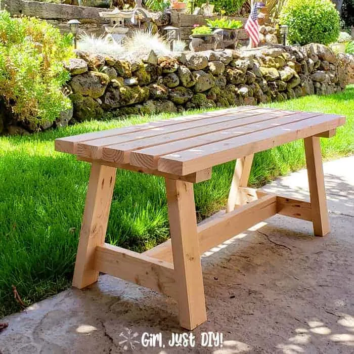 Image for Simple 2x4 Bench