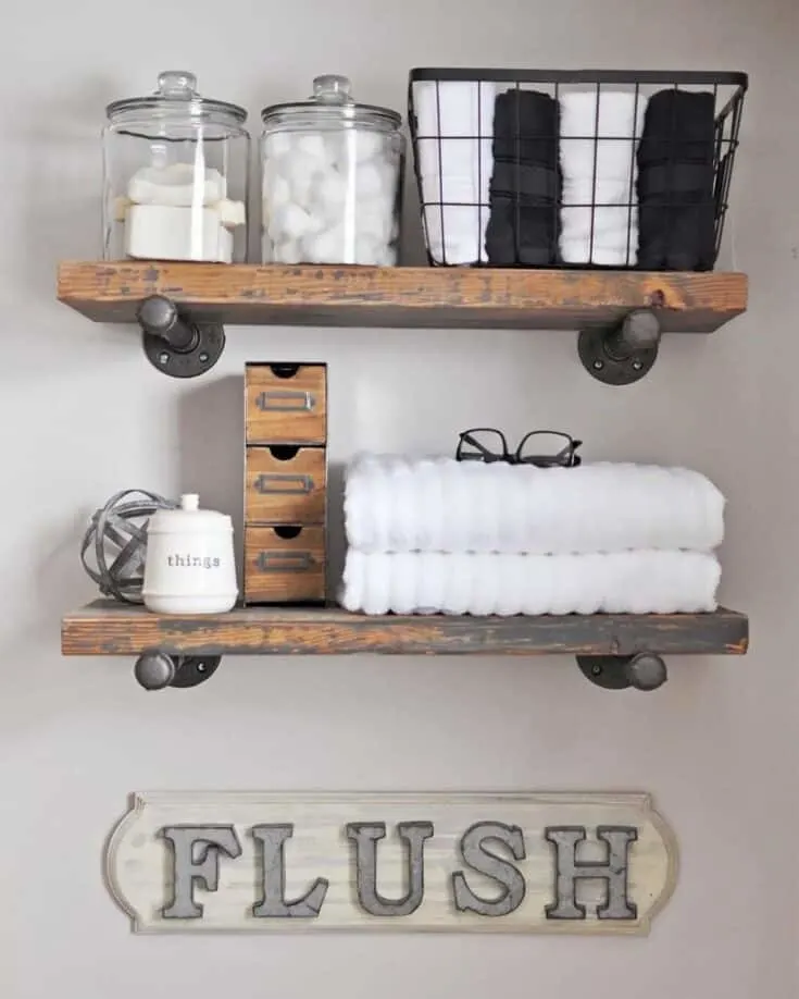 Image for DIY Industrial Pipe Shelves
