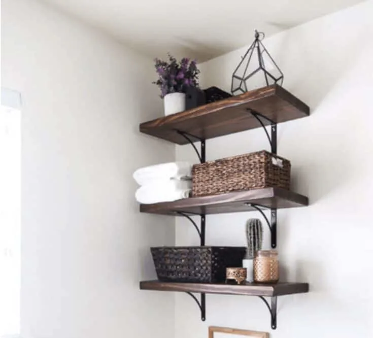 Image for DIY Open Bathroom Shelves