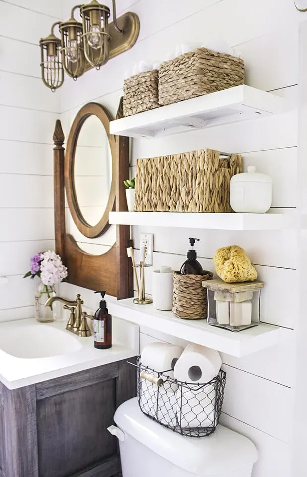 Image for DIY Floating Bathroom Shelves 