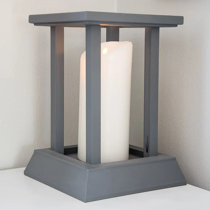 DIY candle lantern