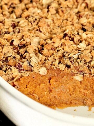 Healthy Sweet Potato Casserole