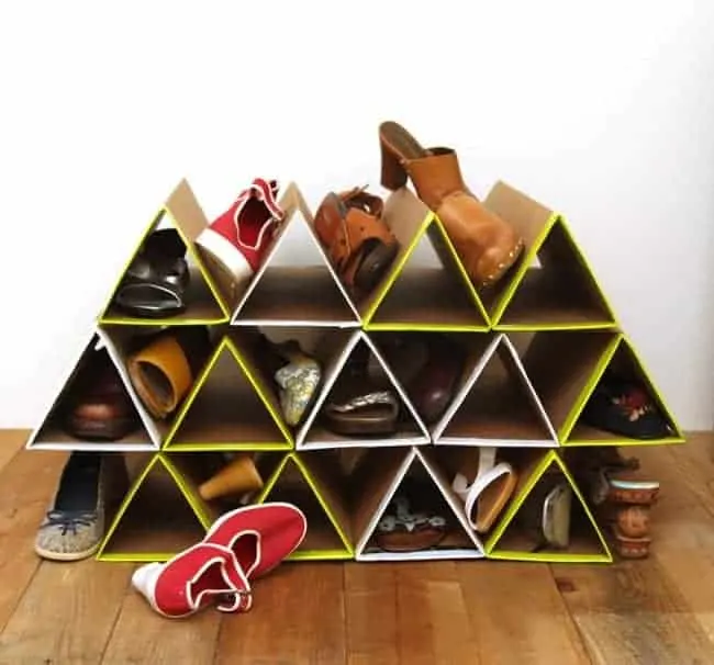 Image for Space Saving DIY Shoe Rack 