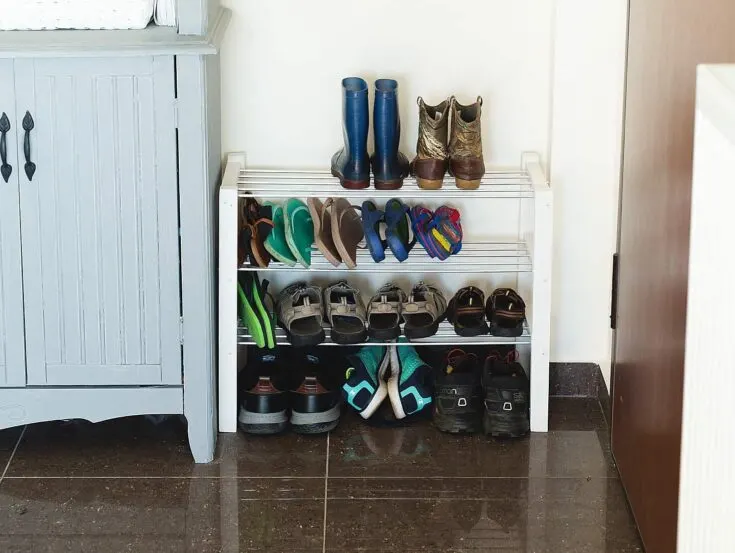 Image for DIY Garage Shoe Storage