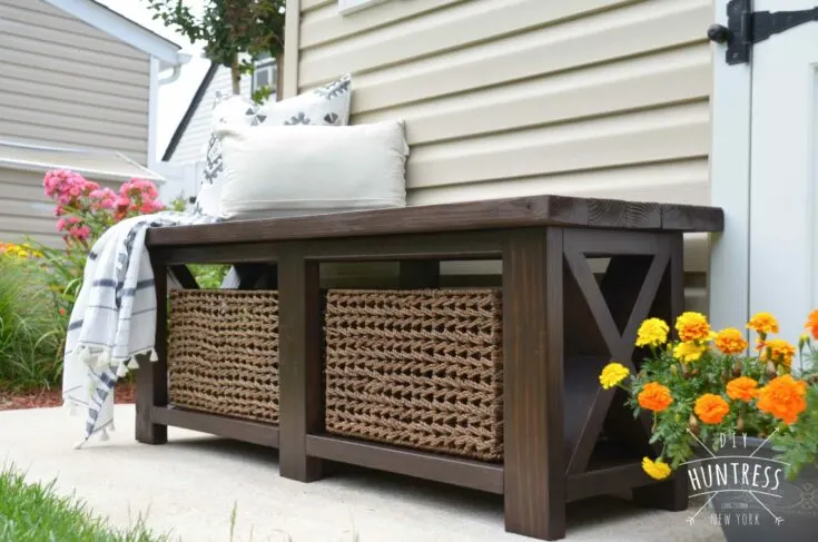 Image for DIY Rustic X-Bench 