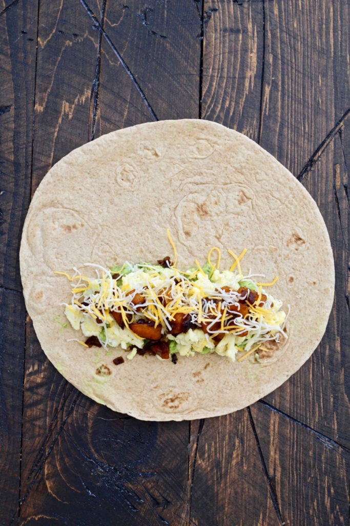 ingredients in tortilla