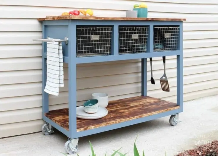 Image for DIY Mobile Island/Grill Cart